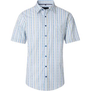 Casa Moda Overhemd Korte mouw blauw