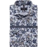 OLYMP SIGNATURE Overhemd blauw, Bedrukt