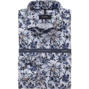 OLYMP SIGNATURE Overhemd blauw, Bedrukt