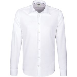 HAKRO Overhemd wit, Effen
