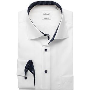 ETERNA Overhemd wit, Effen