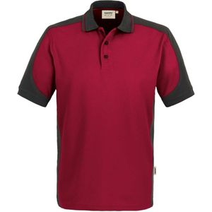 HAKRO 839 Comfort Fit Polo shirt Korte mouw wijnrood/antraciet