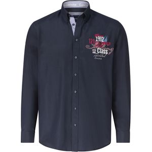 BABISTA Overhemd donkerblauw, Bedrukt