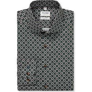 OLYMP - Level Five - Overhemd - Donkergroen - Body Fit - Royal Kent