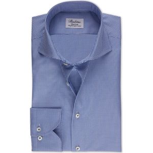 Stenströms Fitted Body Overhemd blauw, Ruit