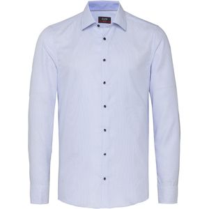 Pure Overhemd lichtblauw, Effen