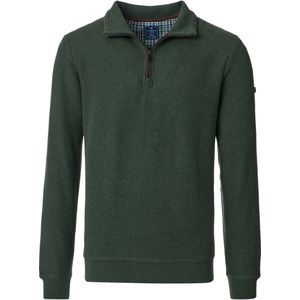 Redmond Half-Zip Sweater groen, Effen