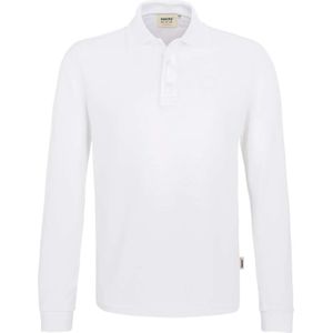 HAKRO Polo shirt wit, Effen
