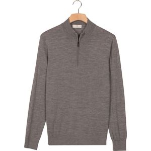 Thomas Maine Trui ritssluitinggrijs, Effen