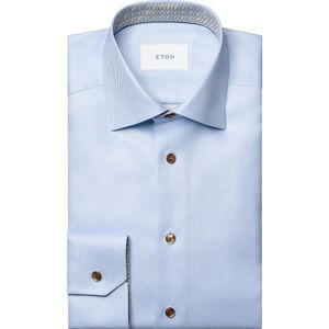 ETON Overhemd blauw, Faux-uni