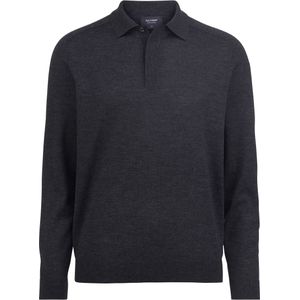 OLYMP - SIGNATURE - Tricotage - Antraciet - Tailored Fit