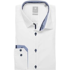 Pure Overhemd wit, Effen