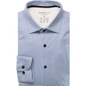 Marvelis Performance Jersey shirt blauw, Bedrukt