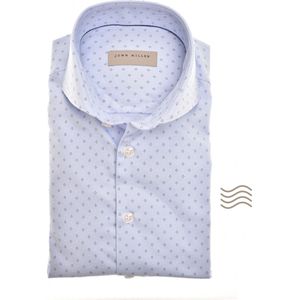 John Miller Overhemd lichtblauw, Motief