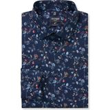 OLYMP Luxor Overhemd marine, Bloemen