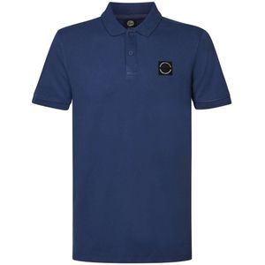 Petrol Industries Regular Fit Polo shirt Korte mouw donkerblauw