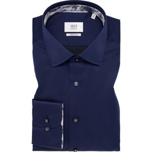 ETERNA 1863 Overhemd marine, Effen
