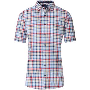 Redmond Casual Overhemd Korte mouw rood