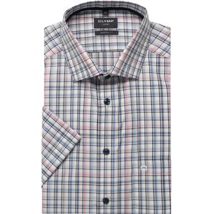 OLYMP Luxor Overhemd Korte mouw lichtroos