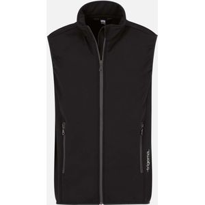 TRIGEMA Comfort Fit Softshell vest zwart, Effen