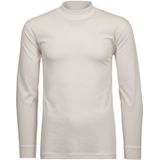 RAGMAN - Shirt - Ecru - Lange Mouwen - Hoog Gesloten Hals - Regular Fit - Katoen