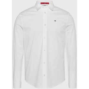 Tommy Hilfiger Slim Fit Overhemd wit, Effen