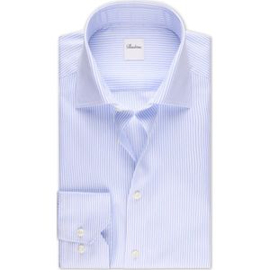 Stenströms Overhemd lichtblauw, Gestreept