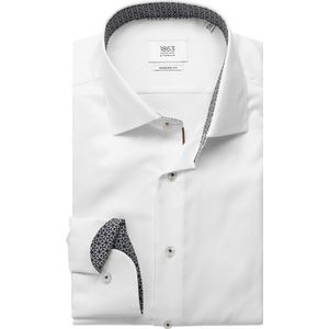 ETERNA 1863 Overhemd wit, Effen
