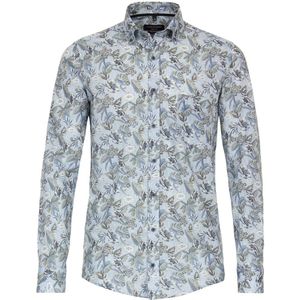 Casa Moda Casual Overhemd blauw, Print