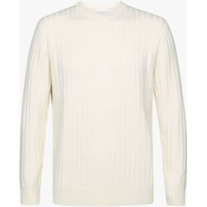 Profuomo Trui ronde halsecru, Gestructureerd