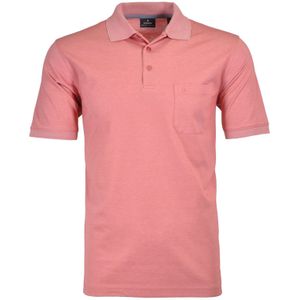 RAGMAN - Poloshirt - Koraal - Regular Fit - Katoenmix
