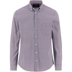 Fynch Hatton - 15086190 - Overhemd - Gestippeld - Met Lange Mouwen