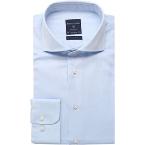 Profuomo Originale Slim Fit Overhemd lichtblauw, Effen