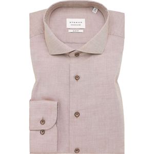 ETERNA Overhemd beige, Effen