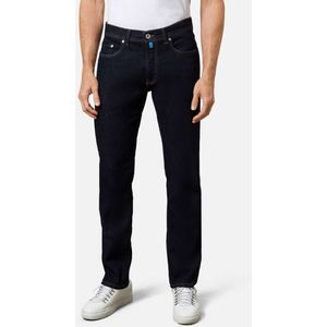 Pierre Cardin Lyon Tapered Fit Jeans donkerblauw, Effen