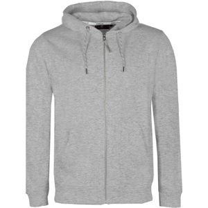 Indicode Hooded sweatshirt lichtgrijs, Effen
