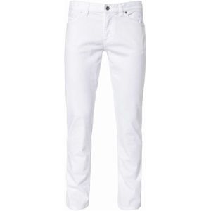 Alberto Regular Fit Jeans wit, Effen