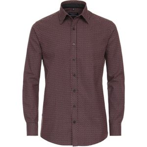 Casa Moda Casual Overhemd rood, Motief