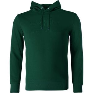 GANT Shield Regular Fit Hooded Sweatshirt groen, Effen