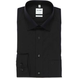 OLYMP Luxor Overhemd ML6 (vanaf 68 CM) zwart