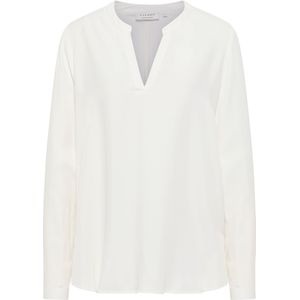 Blouse - Effen - Satijn - Lange Mouw - Losse Pasvorm