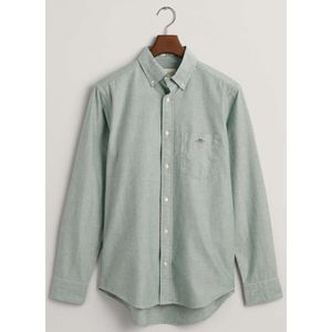 GANT Regular Fit Overhemd munt, Effen