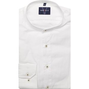 Marvelis Casual Overhemd wit, Effen