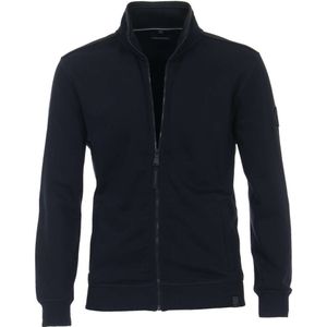 Casa Moda Sweatjacket blauw, Effen