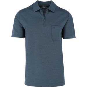 RAGMAN Regular Fit Polo shirt Korte mouw donkerblauw