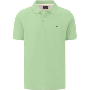 Fynch-Hatton Casual Fit Polo shirt Korte mouw lichtgroen