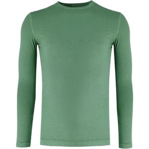 Marvelis Casual Longsleeve groen, Effen