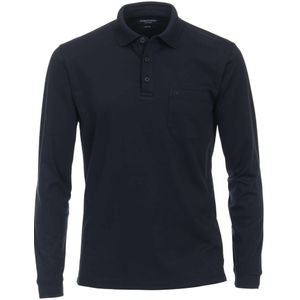 Casa Moda Casual Fit Polo shirt Marine, Effen