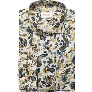 Eterna - Overhemd - Mosterdgeel - Slim fit - NON IRON (strijkvrij)