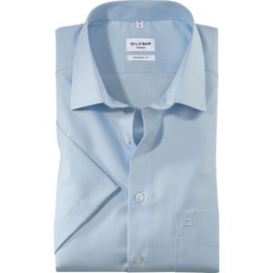 OLYMP Tendenz Overhemd Korte mouw blauw
